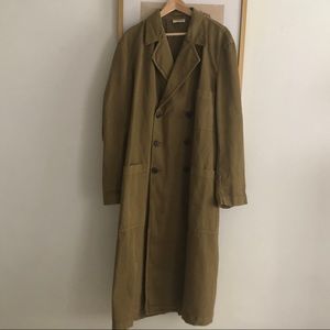 Dries Van Noten heavy cotton trench